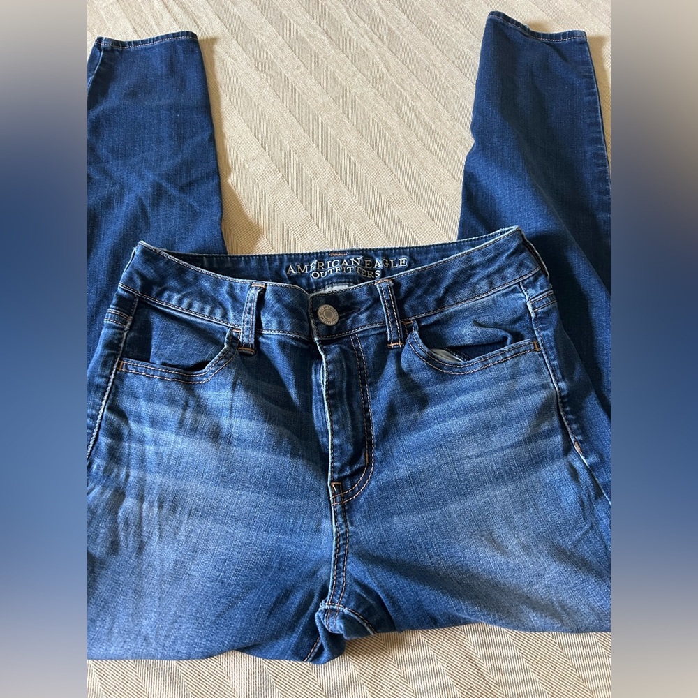 American Eagle Light Blue Super Stretch Jeans